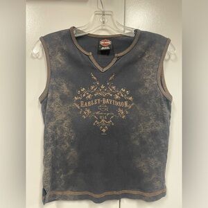 Harley Davidson tank top. Worn once. Womens small.  Super soft, sexy
